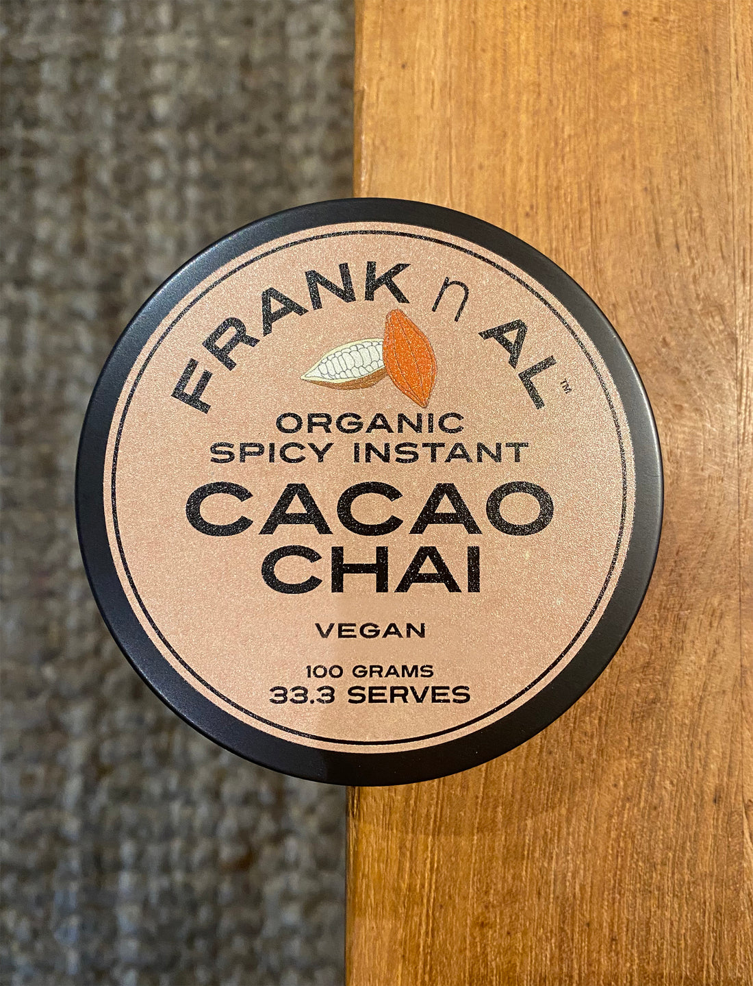 Organic Instant Cacao Chai Tin