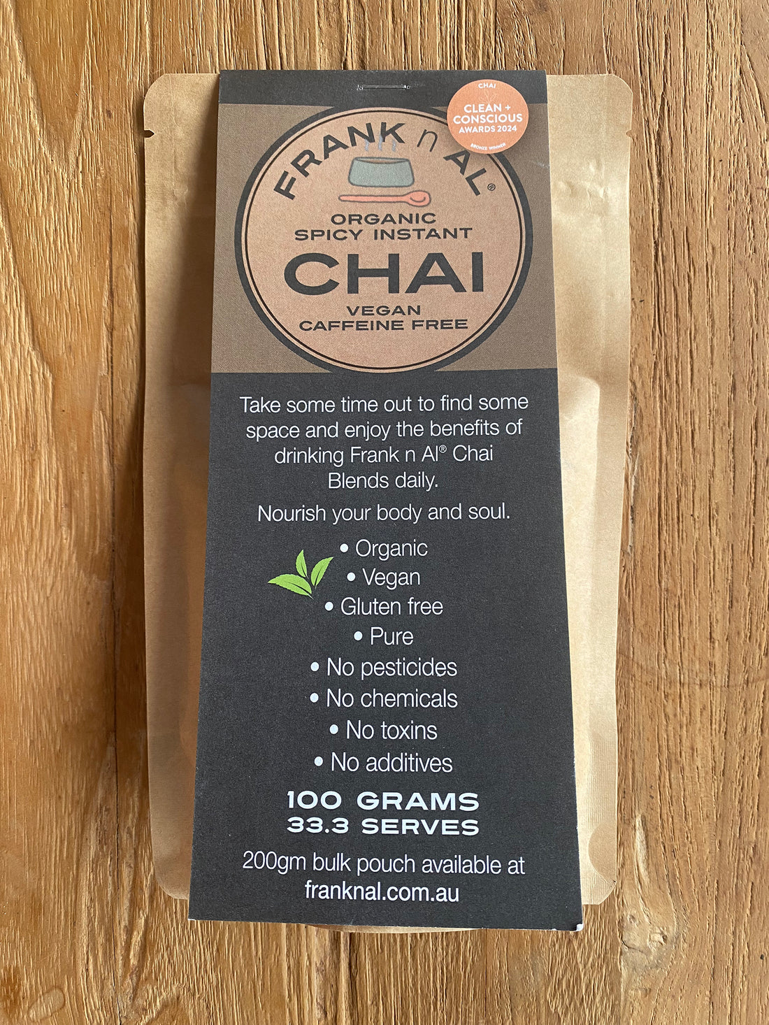 Organic Instant Chai Refill Pouch